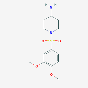 1-(3,4-Dimethoxybenzenesulfonyl)piperidin-4-amine