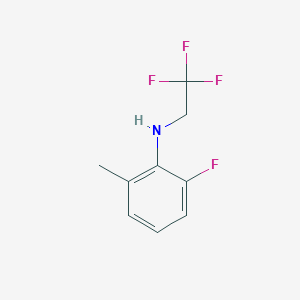 2-Fluoro-6-methyl-N-(2,2,2-trifluoroethyl)aniline