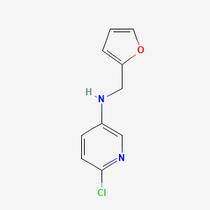 6-chloro-N-(furan-2-ylmethyl)pyridin-3-amine