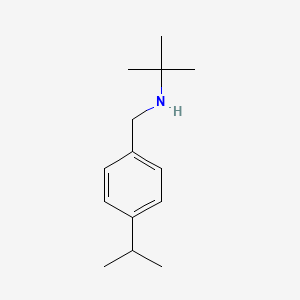 tert-Butyl({[4-(propan-2-yl)phenyl]methyl})amine