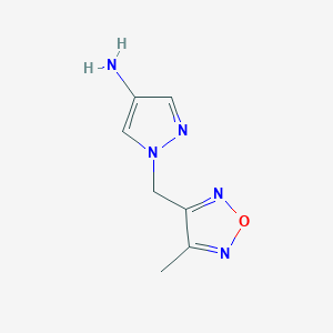 1-[(4-methyl-1,2,5-oxadiazol-3-yl)methyl]-1H-pyrazol-4-amine