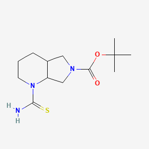 tert-Butyl 1-carbamothioyl-octahydro-1H-pyrrolo[3,4-b]pyridine-6-carboxylate