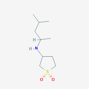 3-[(4-Methylpentan-2-yl)amino]-1lambda6-thiolane-1,1-dione