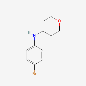 N-(4-bromophenyl)oxan-4-amine