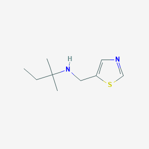 2-Methyl-N-(thiazol-5-ylmethyl)butan-2-amine