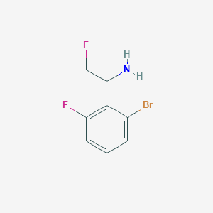 1-(2-Bromo-6-fluorophenyl)-2-fluoroethan-1-amine