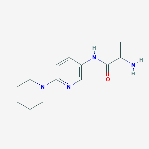 2-Amino-N-[6-(piperidin-1-yl)pyridin-3-yl]propanamide