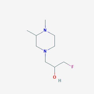 1-(3,4-Dimethylpiperazin-1-yl)-3-fluoropropan-2-ol