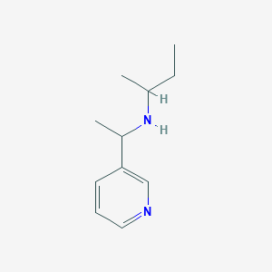 (Butan-2-yl)[1-(pyridin-3-yl)ethyl]amine