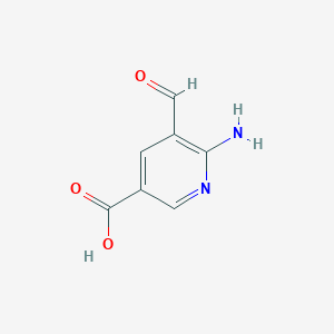 6-Amino-5-formylnicotinic acid