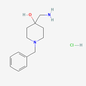 4-(Aminomethyl)-1-benzylpiperidin-4-ol hydrochloride