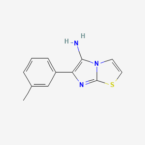 6-(3-Methylphenyl)imidazo[2,1-b][1,3]thiazol-5-amine