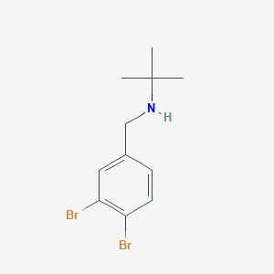 Tert-butyl[(3,4-dibromophenyl)methyl]amine