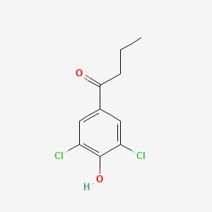 1-(3,5-Dichloro-4-hydroxyphenyl)butan-1-one