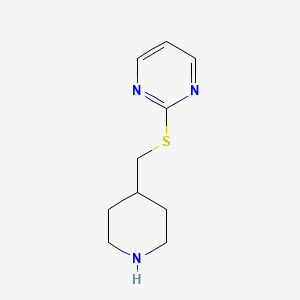 2-[(Piperidin-4-ylmethyl)sulfanyl]pyrimidine