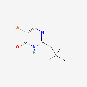 5-Bromo-2-(2,2-dimethylcyclopropyl)-3,4-dihydropyrimidin-4-one