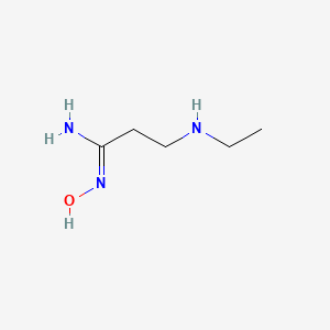 3-(ethylamino)-N'-hydroxypropanimidamide