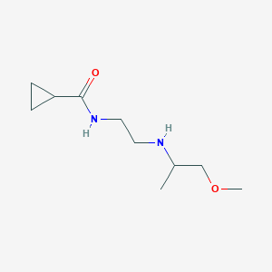 N-{2-[(1-methoxypropan-2-yl)amino]ethyl}cyclopropanecarboxamide