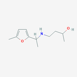 4-{[1-(5-Methylfuran-2-yl)ethyl]amino}butan-2-ol