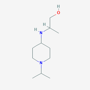 2-{[1-(Propan-2-yl)piperidin-4-yl]amino}propan-1-ol