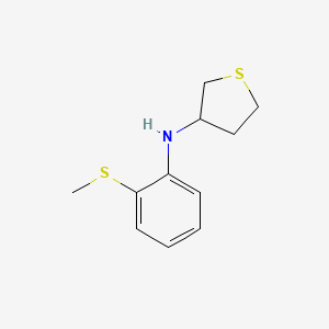 N-[2-(methylsulfanyl)phenyl]thiolan-3-amine