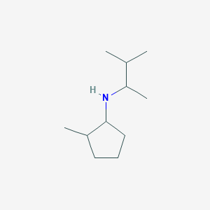 2-methyl-N-(3-methylbutan-2-yl)cyclopentan-1-amine