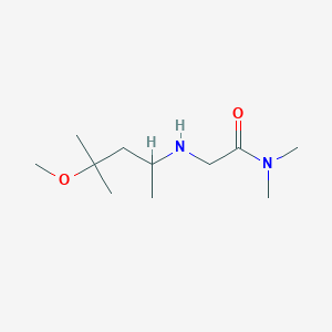 2-[(4-methoxy-4-methylpentan-2-yl)amino]-N,N-dimethylacetamide