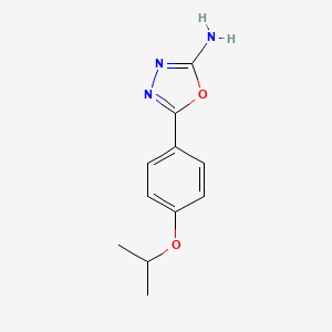 5-(4-Isopropoxyphenyl)-1,3,4-oxadiazol-2-amine