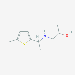 1-{[1-(5-Methylthiophen-2-yl)ethyl]amino}propan-2-ol