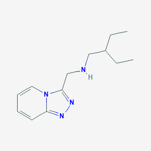 molecular formula C13H20N4 B13269495 (2-Ethylbutyl)({[1,2,4]triazolo[4,3-a]pyridin-3-ylmethyl})amine 