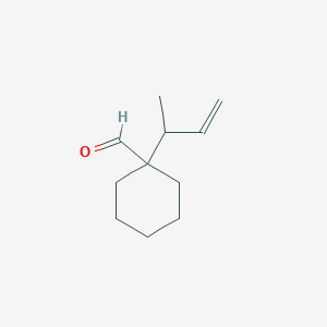 1-(But-3-en-2-yl)cyclohexane-1-carbaldehyde