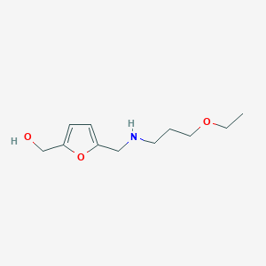 (5-{[(3-Ethoxypropyl)amino]methyl}furan-2-yl)methanol