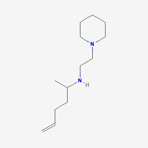 (Hex-5-en-2-yl)[2-(piperidin-1-yl)ethyl]amine