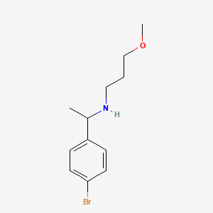 [1-(4-Bromophenyl)ethyl](3-methoxypropyl)amine