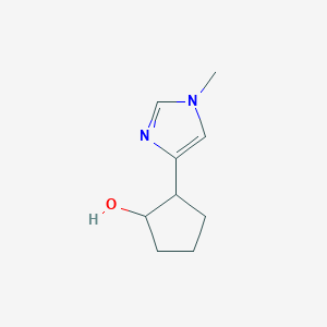 2-(1-Methyl-1H-imidazol-4-yl)cyclopentan-1-ol