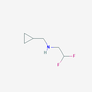 (Cyclopropylmethyl)(2,2-difluoroethyl)amine