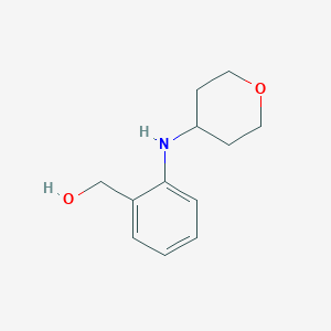 {2-[(Oxan-4-yl)amino]phenyl}methanol