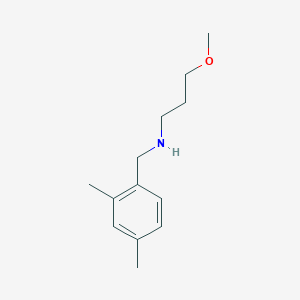 molecular formula C13H21NO B13269785 [(2,4-Dimethylphenyl)methyl](3-methoxypropyl)amine 