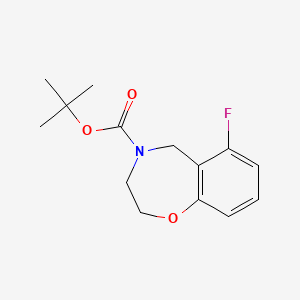 4-Boc-6-fluoro-2,3,4,5-tetrahydrobenzo[f][1,4]oxazepine