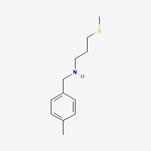 [(4-Methylphenyl)methyl][3-(methylsulfanyl)propyl]amine