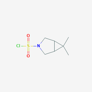 6,6-Dimethyl-3-azabicyclo[3.1.0]hexane-3-sulfonyl chloride