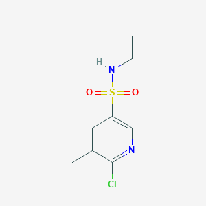 6-Chloro-N-ethyl-5-methylpyridine-3-sulfonamide