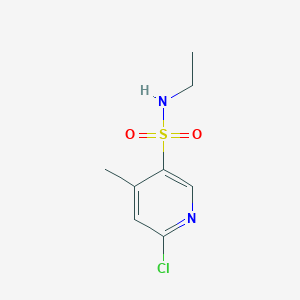 6-Chloro-N-ethyl-4-methylpyridine-3-sulfonamide