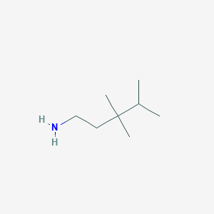 3,3,4-Trimethylpentan-1-amine