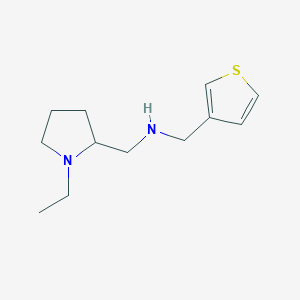 [(1-Ethylpyrrolidin-2-YL)methyl](thiophen-3-ylmethyl)amine