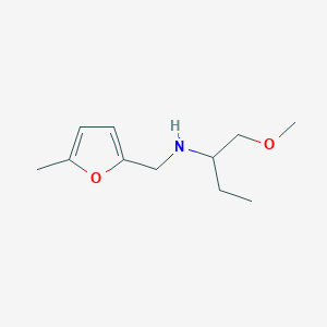 (1-Methoxybutan-2-yl)[(5-methylfuran-2-yl)methyl]amine