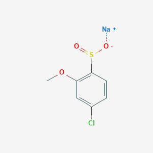 Sodium 4-chloro-2-methoxybenzene-1-sulfinate