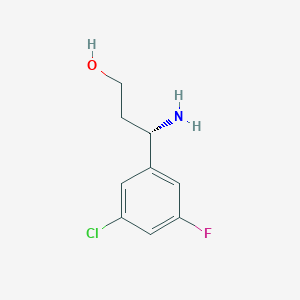 (3S)-3-Amino-3-(5-chloro-3-fluorophenyl)propan-1-OL