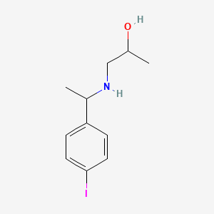 1-{[1-(4-Iodophenyl)ethyl]amino}propan-2-ol