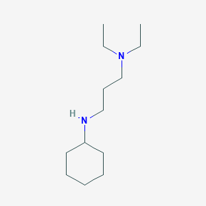 molecular formula C13H28N2 B13270066 [3-(Cyclohexylamino)propyl]diethylamine CAS No. 1019625-50-3